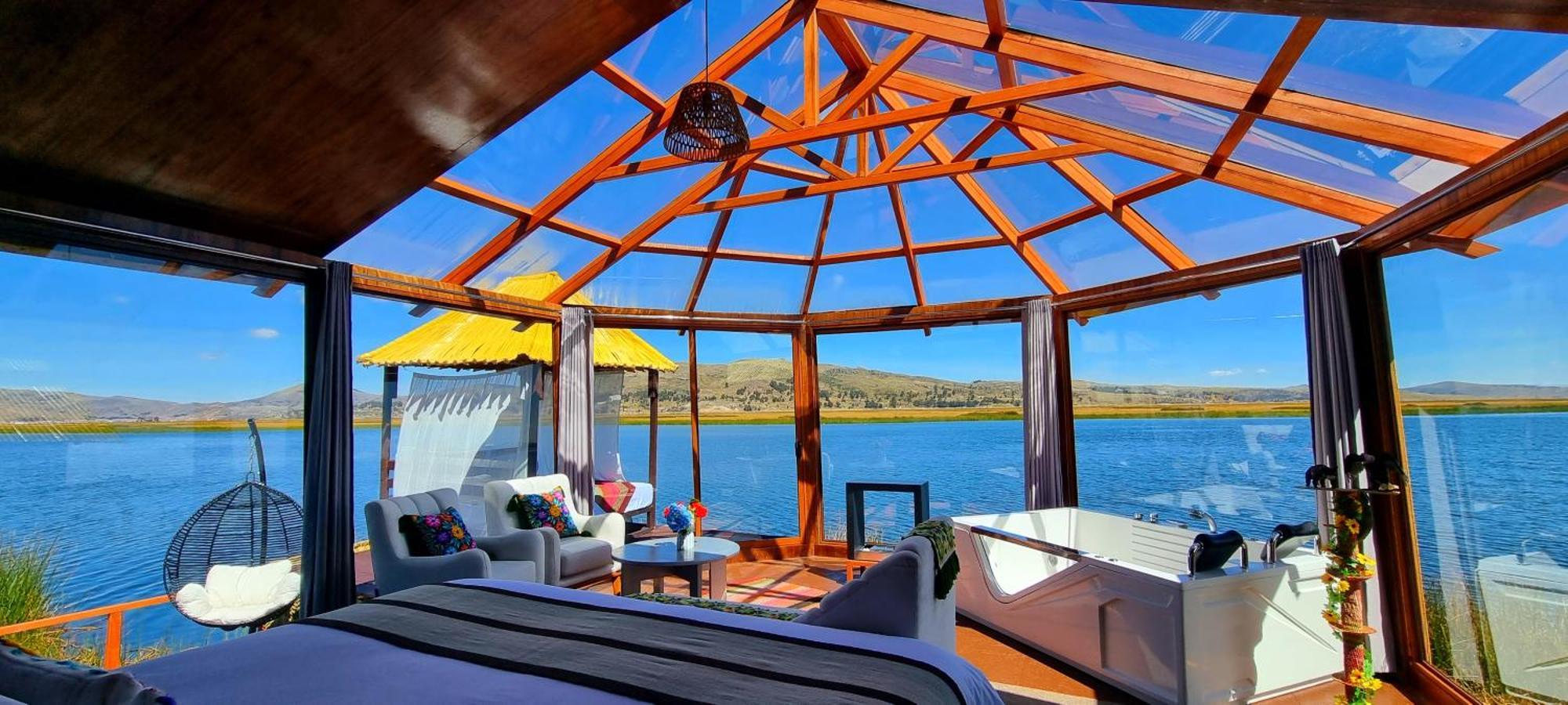 Kay Pacha Lodge Lago Titicaca All Inclusive Puno Rom bilde