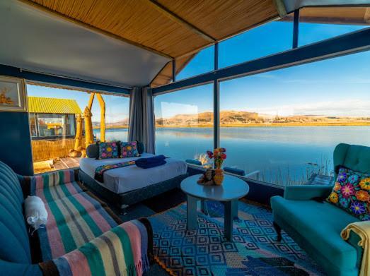 Kay Pacha Lodge Lago Titicaca All Inclusive Puno Rom bilde