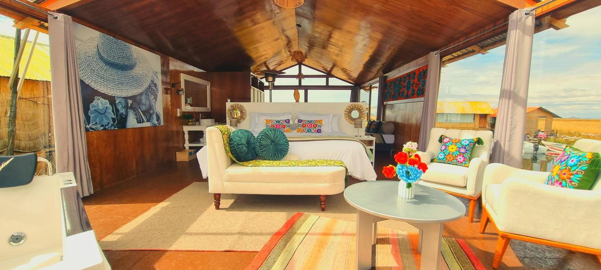 Kay Pacha Lodge Lago Titicaca All Inclusive Puno Rom bilde